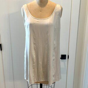 Eileen Fisher Silk/Spandex Tunic/Slip, Dress, Med